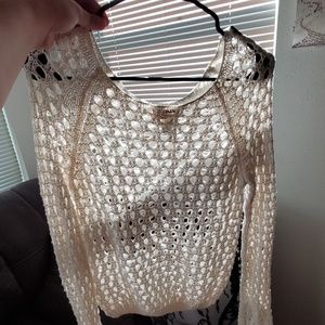 MUDD(C) White knit sweater